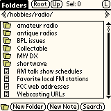 ScrapBook is a Palm OS note-taking application, featuring organization of notes into nested folders as well as categories, searching for multiple strings at once, encryption, and easy interchange of notes with the standard Memo Pad application.