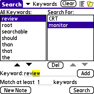 Search Keywords